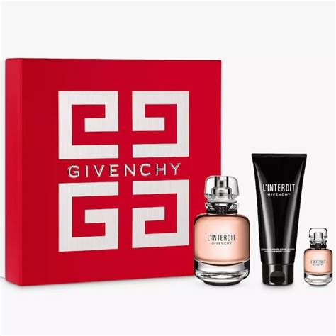 givenchy bathroom set|Givenchy l interdit gift set.